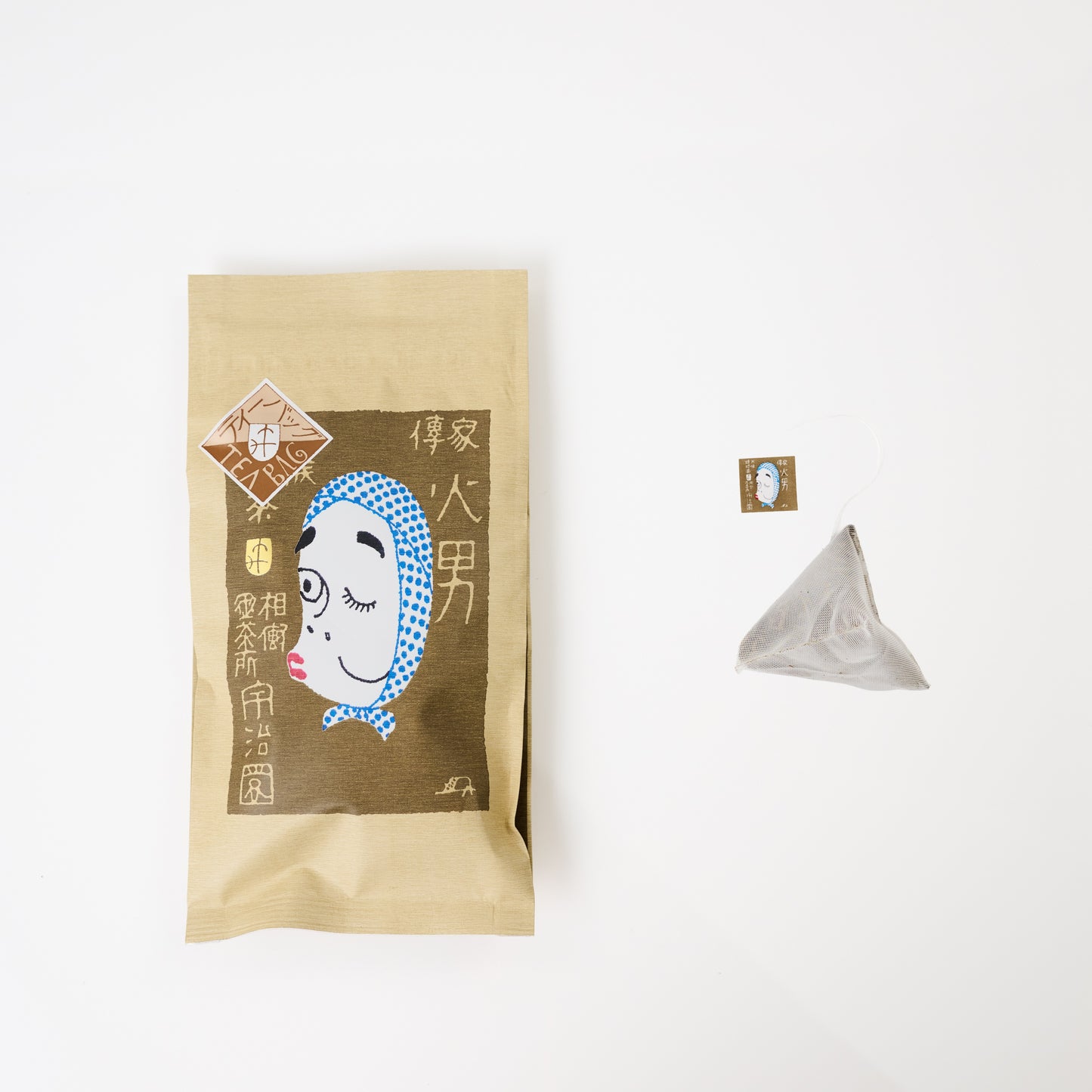 浅火ほうじ茶 火男（ひょっとこ） ティーバッグ16袋