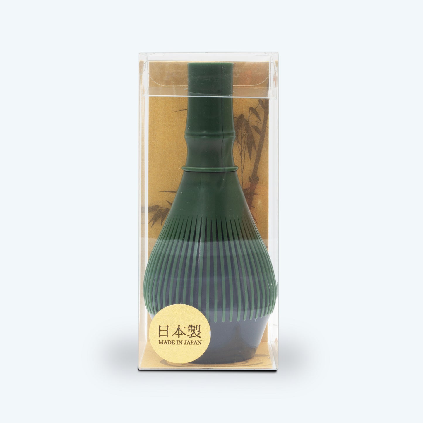 樹脂製茶筅 緑(茶筅立て付)