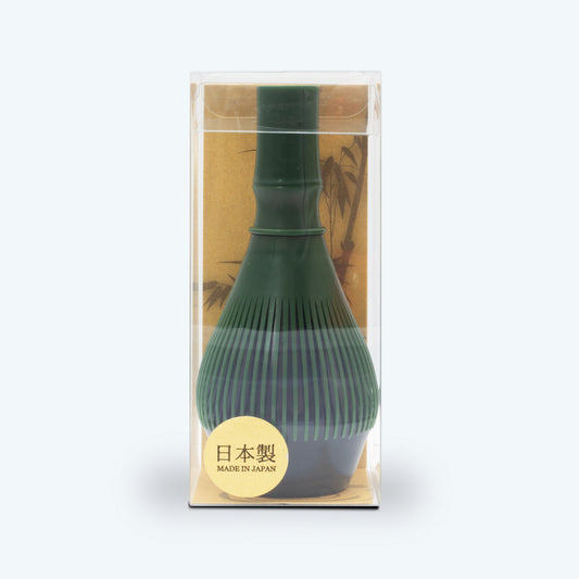 樹脂製茶筅 緑(茶筅立て付)