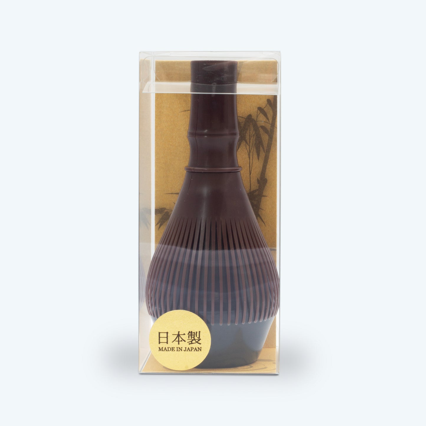 樹脂製茶筅 茶(茶筅立て付)