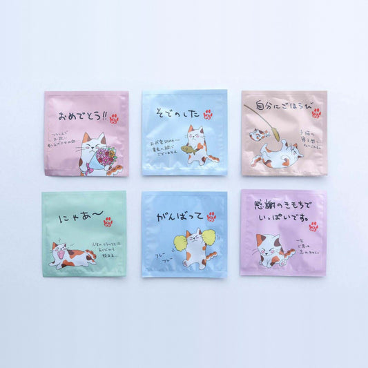 煎茶 一煎ティーバッグ（猫柄6種）